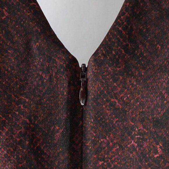 Nicholas Silvina Twist Wrap Cutout Snakeskin Gown 100% Silk - Size 0/XS - EUC - Picture 6 of 11